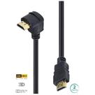 Cabo Hdmi 2.0 Macho 4k 1 Conector 90º - 2 Metros - H2090-2 Cabo Hdmi 2.0 Macho 4k 1 Conector 90º - 2 Metros - H2090-2