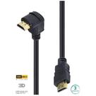 Cabo Hdmi 2.0 Macho 4k 1 Conector 90º - 3 Metros - H2090-3 Cabo Hdmi 2.0 Macho 4k 1 Conector 90º - 3 Metros - H2090-3