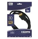 Cabo Hdmi 2.0 Ultrahd 4k 3d 30awg 5 Metros Gold Dourado Mxt