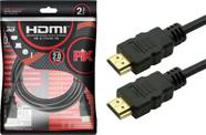 Cabo hdmi 2 metros 2.0 4k 19 pinos 3d chip sce polibeg