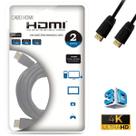 Cabo Hdmi 2m 4k Ultra Hd 19 Pinos 2 Metros Alta Definição