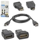 Cabo hdmi 3 em 1 micro/mini hdmi v1.4 full hd - lt-h001 - Lotus Cabo hdmi 3 em 1 micro/mini hdmi v1.4 full hd - lt-h001 - Lotus