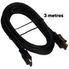 Cabo Hdmi 3 Metros 4k Hd Full Hd Ideal Para Projetor E Tv