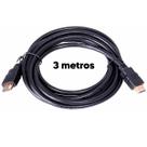 Cabo Hdmi 3 Metros 4k Hd Full Hd Preto Ideal Para Filmes