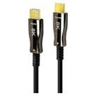 CABO HDMI 30 metros FIBRA ÓPTICA 2.1V 8K, 4K 120HZ , GOLD, OD 5.2MM