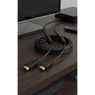 Cabo HDMI 5m 4K Ultra HD 3D 2.0 Reforçado Dourado