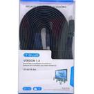 Cabo HDMI 5M tipo flat TV LCD DVD Vídeo Games