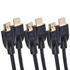 Cabo HDMI Amazon Basics de alta velocidade 4K Ultra HD, pacote com 3 unidades de 1 m Cabo HDMI Amazon Basics de alta velocidade 4K Ultra HD, pacote com 3 unidades de 1 m