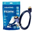 Cabo Hdmi Aquário 4K01 2.0 1M para Áudio e Vídeo em 4K 60Hz com Arc e Alta Blindagem Cabo Hdmi Aquário 4K01 2.0 1M para Áudio e Vídeo em 4K 60Hz com Arc e Alta Blindagem