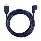 Cabo HDMI Aquário 4K903 4K com Conector 90 graus HDR Ready 32 Canais de Áudio 3m Cabo HDMI Aquário 4K903 4K com Conector 90 graus HDR Ready 32 Canais de Áudio 3m