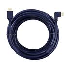 Cabo Hdmi Aquário 4k910 para Áudio e Vídeo 4k com Conector 90 graus Hdr Ready 10m