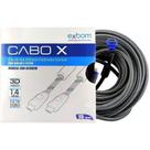 Cabo Hdmi Blindado com Malha e Filtro Versão 3d Full Hd 1080 15 Metros Exbom