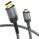 Cabo HDMI BlueRigger Micro HDMI para HDMI 4K @60Hz HDR 1,8 m
