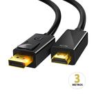 Cabo HDMI Displayport 3 Metros 4K Video Full HD 3M Cabo HDMI Displayport 3 Metros 4K Video Full HD 3M