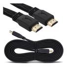 Cabo Hdmi Full Hd Blindado 4k 3 Metros Gold 2.0 3d