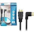 Cabo HDMI HDMI X HDMI 90º 4K 2M