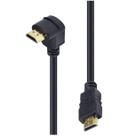 Cabo Hdmi L 90 Graus Blindado Dourado 3 Metros Comprimento