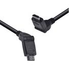 Cabo hdmi macho x hdmi macho 1.4v 3 metros 2 conectores 180 graus 19 pinos ha180-3