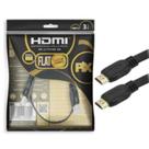 Cabo HDMI Macho x Macho 2.0 4K HDR 19 Pinos Flat 3,0 Metros Cabo HDMI Macho x Macho 2.0 4K HDR 19 Pinos Flat 3,0 Metros