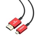 Cabo HDMI Rulykar Long 4K Micro HDMI para HDMI 3m