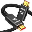 Cabo HDMI Snowkids 8K 2.1 10,7 m 48 Gbps 3D HDR10 de alta velocidade Cabo HDMI Snowkids 8K 2.1 10,7 m 48 Gbps 3D HDR10 de alta velocidade