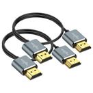 Cabo HDMI Twozoh Flexível e Slim, pacote de 1 m 2 4K @60Hz 18 gbps