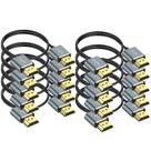 Cabo HDMI Twozoh Slim 4K 3,3 pés, pacote com 10, HDMI 2.0, 18 gbps