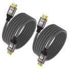 Cabo HDMI Yinker 8K 2.1 6 pés/2 pacotes HDCP 2.2 HDR 10 de 48 Gbps Cabo HDMI Yinker 8K 2.1 6 pés/2 pacotes HDCP 2.2 HDR 10 de 48 Gbps
