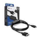 Cabo HDTV Hyperkin para PS1/PS2 Adaptador HDMI para Jogos Retrô PlayStation 1 e 2 (Phat e Slim) Plug & Play para Jogos Clássicos em 720p em TVs HDTV Modernas Vídeo e Áudio Nítidos Suporte a Vídeo Componente
