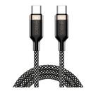 Cabo Hrebos Titanium Usbc 100w Nylon 1m Preto Cb366c Preto Cabo Hrebos Titanium Usbc 100w Nylon 1m Preto Cb366c Preto