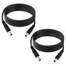 Cabo IMIYORE DC 12V macho para macho 18 AWG 9,8 pés com conector 5521 Cabo IMIYORE DC 12V macho para macho 18 AWG 9,8 pés com conector 5521