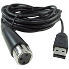 Cabo / Interface XLR Fêmea x USB para Microfones Dinâmicos - MIC 2 USB Behringer - Behringer