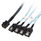 Cabo interno Mini SAS HD para SATA Cable Matters de 1 m Cabo interno Mini SAS HD para SATA Cable Matters de 1 m