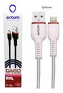 Cabo Iphone 2.4A Turbo Lightning 3 Metros Exbom Cabo Iphone 2.4A Turbo Lightning 3 Metros Exbom