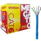 Cabo lan rede 4pares cat6 100%cobre az anatel 305mt megatron