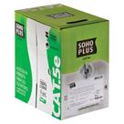 Cabo Lan U/utp Cat.5e 24 Awg 4 Pares Cmx 305m Cinza 100% Cobre