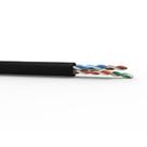 Cabo Lan U/Utp Cat.5E 24Awg 4 Pares Cmx Uso Interno E Externo 305M Preto 100% Cobre Cabo Lan U/Utp Cat.5E 24Awg 4 Pares Cmx Uso Interno E Externo 305M Preto 100% Cobre