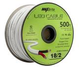 Cabo LED MaxBrite 18AWG 2 condutores 152m de baixa tensão