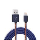 Cabo Lightining USB 3.0A Xcell Revestido Jeans XC-CD-32