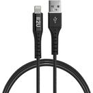 Cabo lightning 1,5m nylon energy2u preto e2u-lt15p