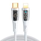 Cabo Lightning Para Usb C 20W Carregador 1,2m Branco Joyroom