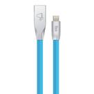 Cabo Lightning, Sincronização e Recarga 12W 2.4A, Flat Triangular 5x Mais Resistente, 1 metro, Azul, L810PB, ELG Cabo Lightning, Sincronização e Recarga 12W 2.4A, Flat Triangular 5x Mais Resistente, 1 metro, Azul, L810PB, ELG