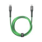 Cabo Lightning + Usb-c Ovvi 2m Mfi Verde/Grafite