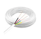Cabo Liso Chato P/ Tel 4 Vias Branco Rolo C/ 300mts - Tebera Cabo Liso Chato P/ Tel 4 Vias Branco Rolo C/ 300mts - Tebera
