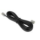 Cabo liso preto 2m p/telefone