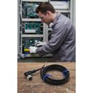 Cabo M12 90 PNP 4 Fios 5m Conector Sensor Industrial