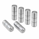 Cabo Madeira Alumínio Pré Furo 3mm Espetos Grelhas 10 Un