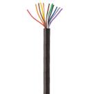 Cabo Manga 12x26 AWG - sem Blindagem Preto - 10 Metros