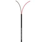 Cabo Manga 2X26 AWG - sem Blindagem Preto - 40 Metros
