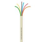 Cabo Manga 6X22 AWG - sem Blindagem Bege - 5 Metros